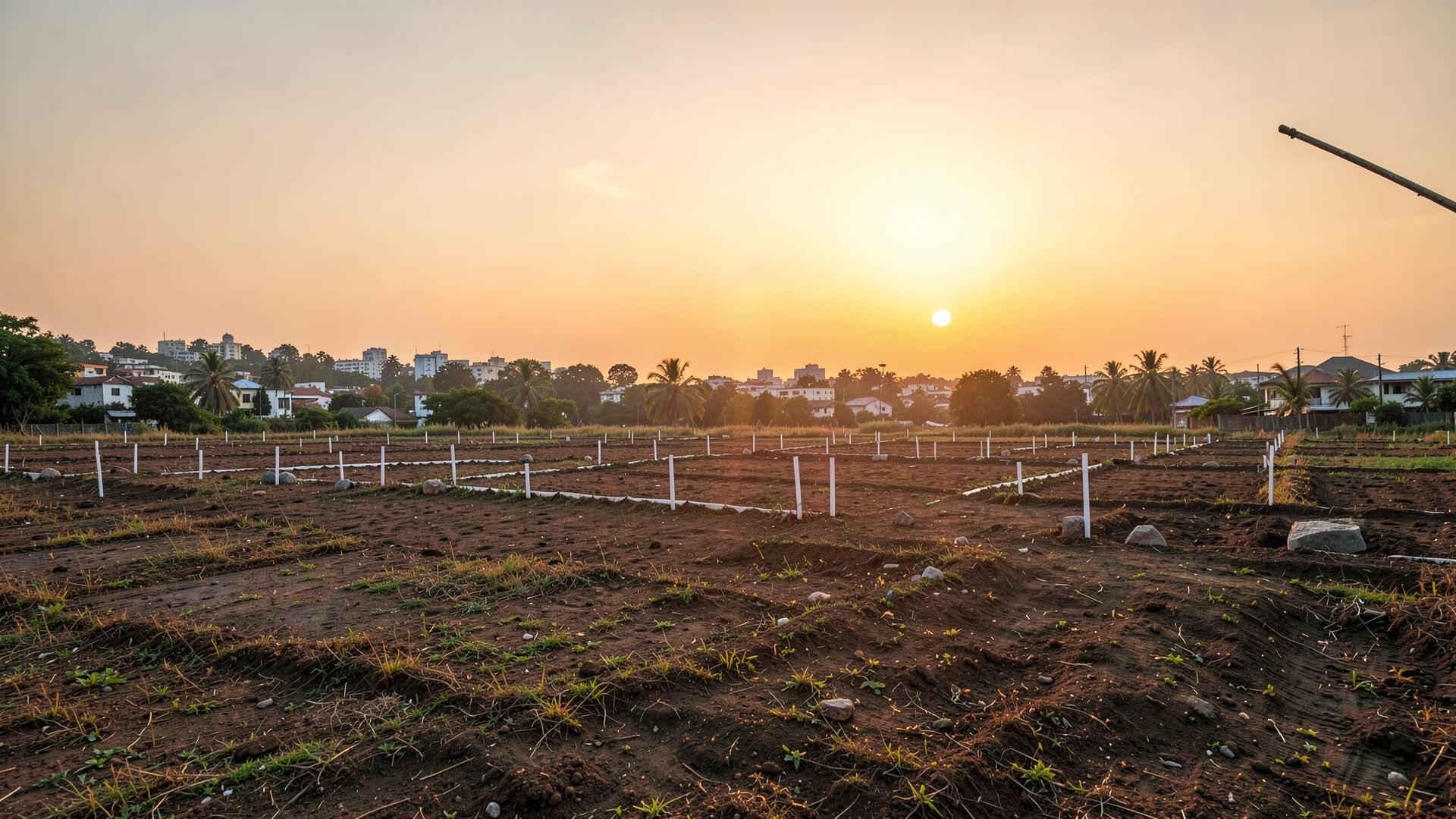 Approved plot layout